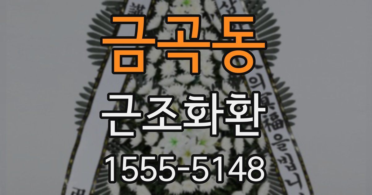 금곡동 근조화환