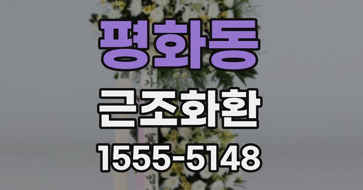 평화동 근조화환