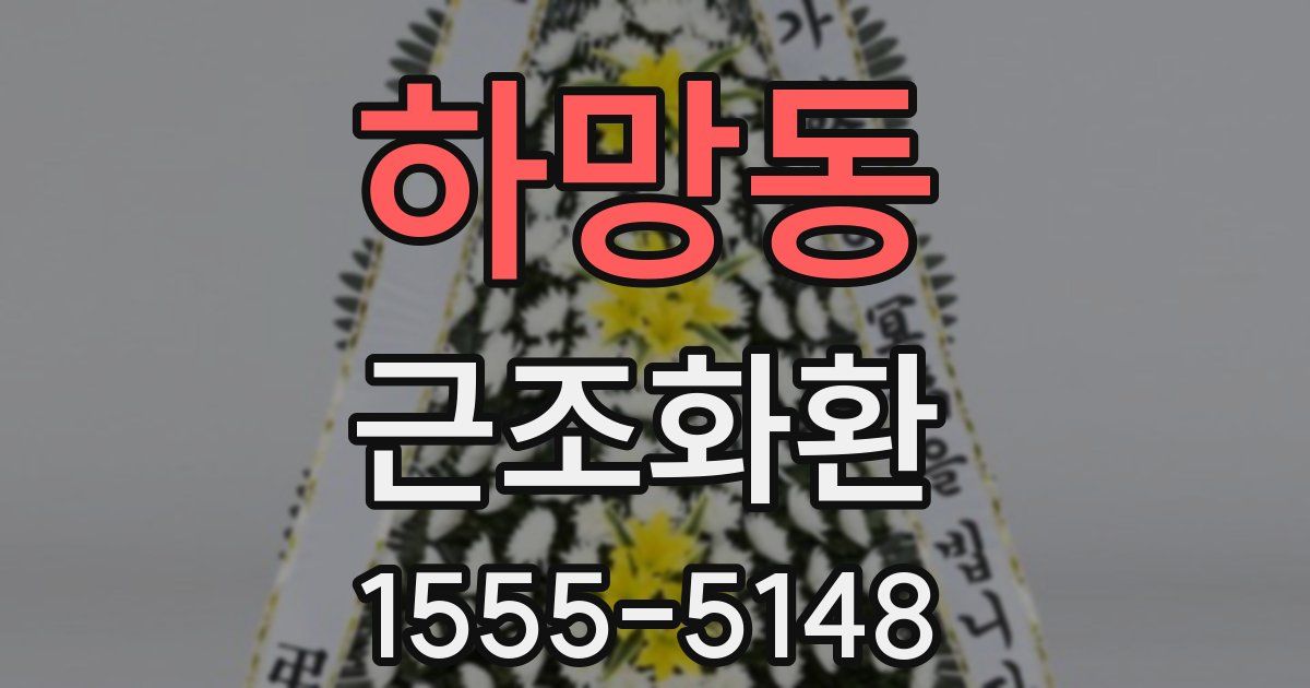 하망동 근조화환