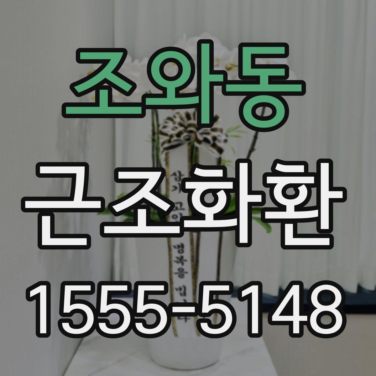 조와동 근조화환