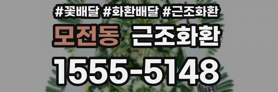모전동 근조화환