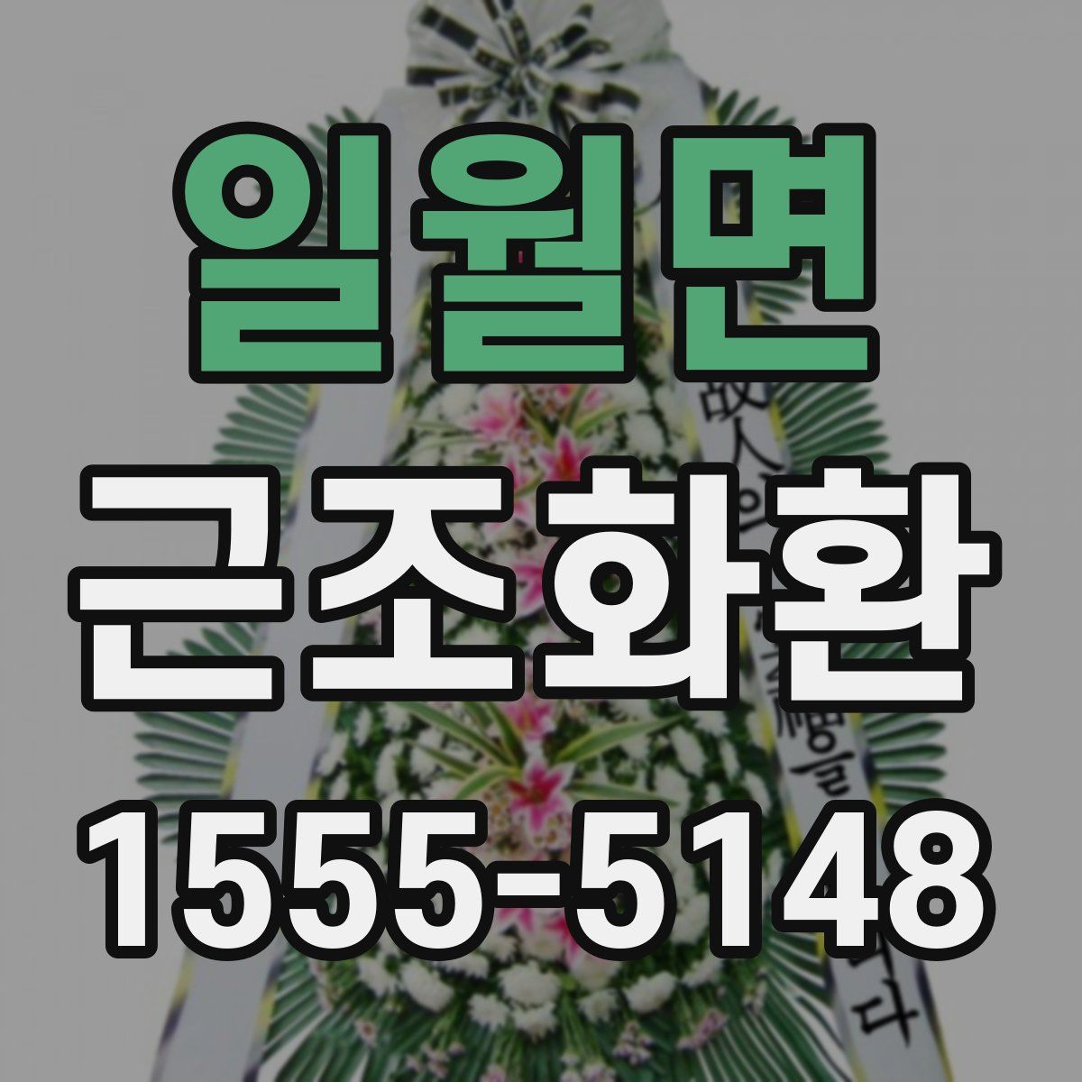 일월면 근조화환