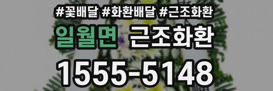 일월면 근조화환