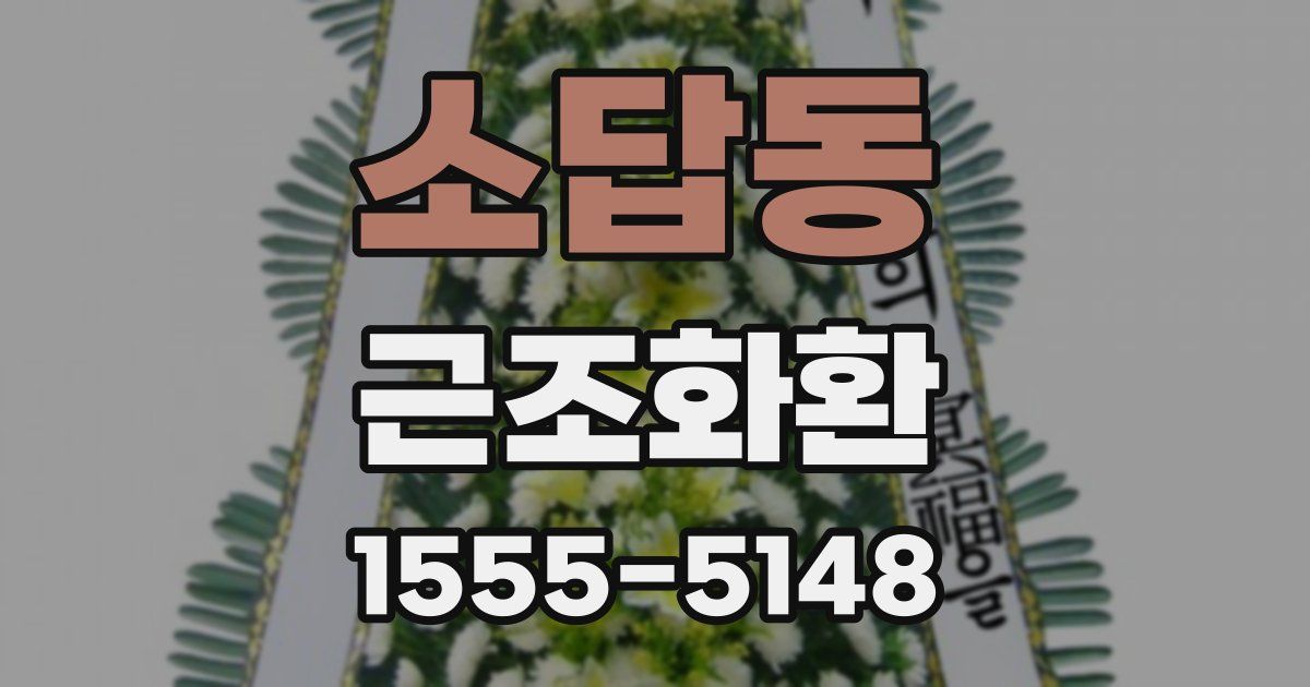 소답동 근조화환
