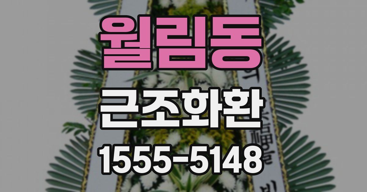월림동 근조화환