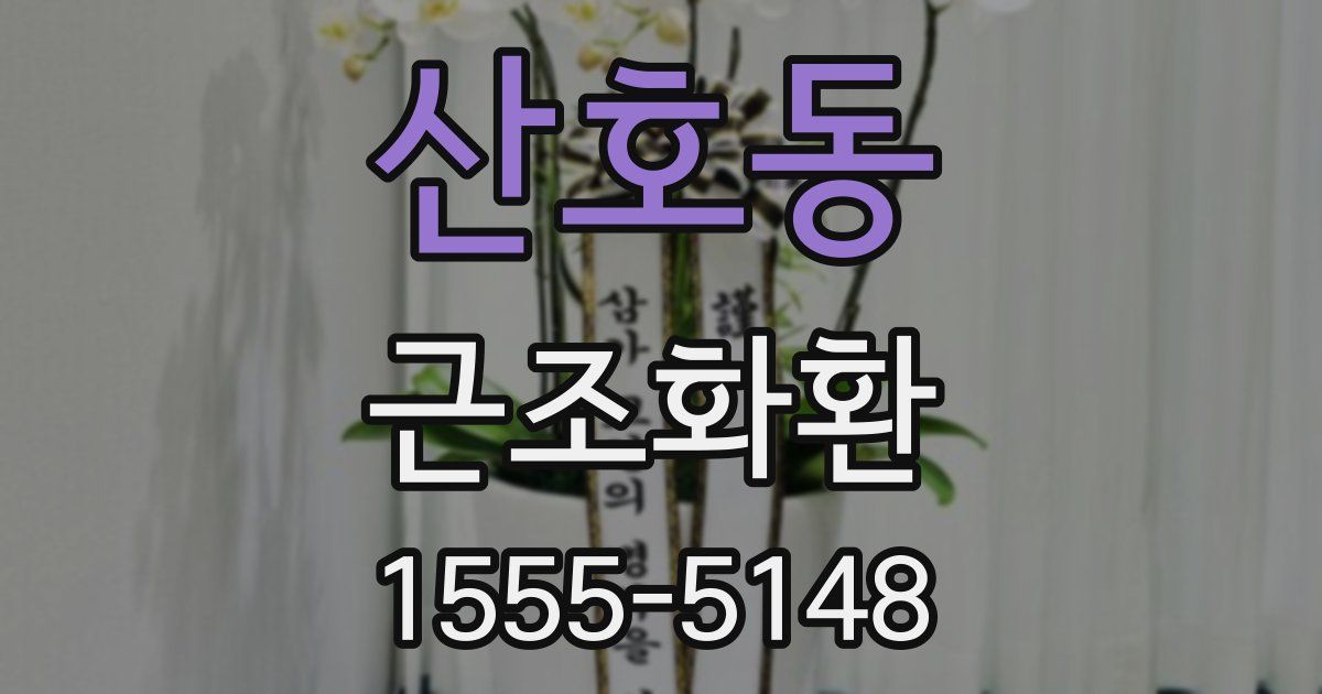 산호동 근조화환