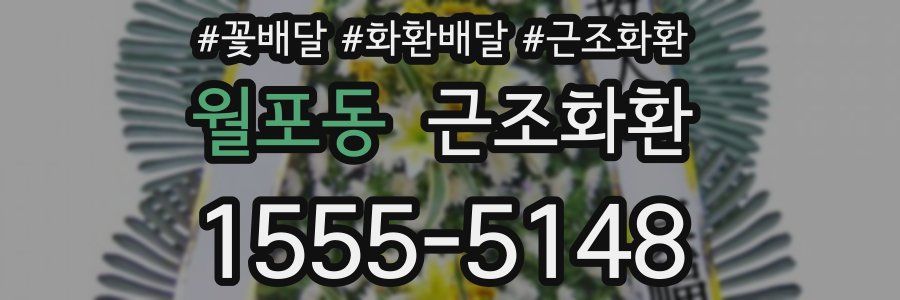 월포동 근조화환