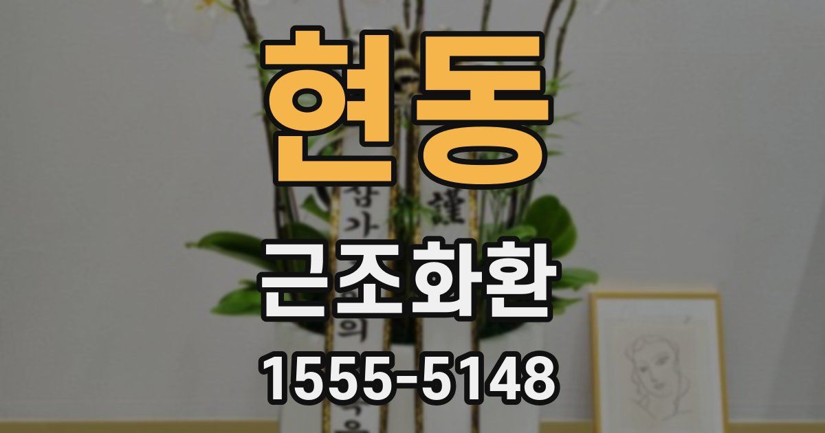 현동 근조화환