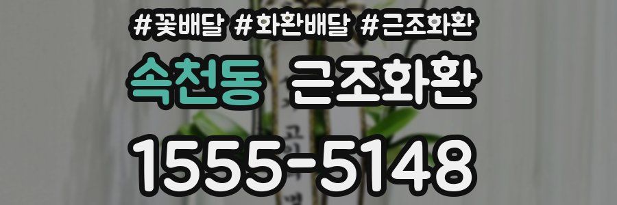 속천동 근조화환