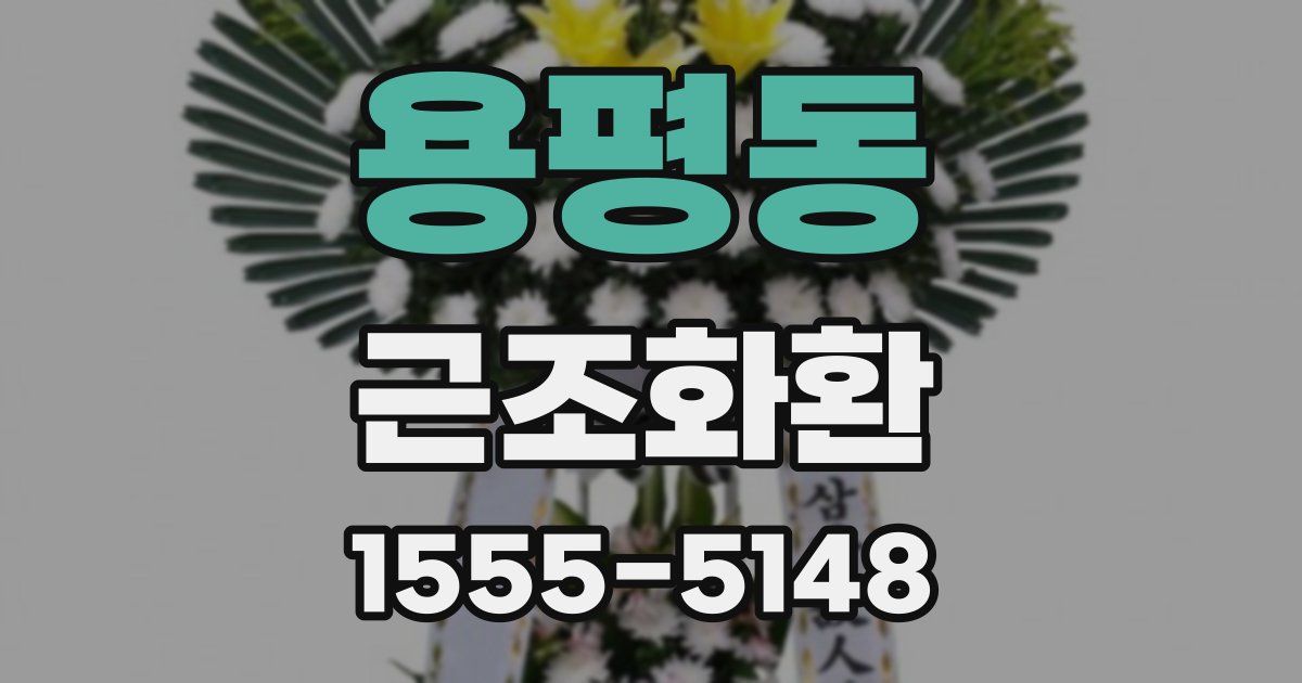 용평동 근조화환