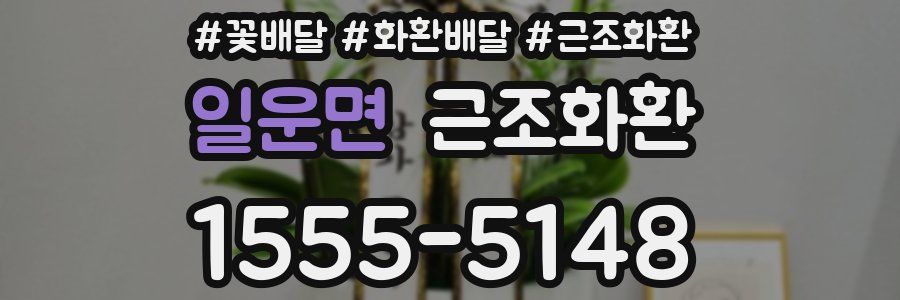 일운면 근조화환
