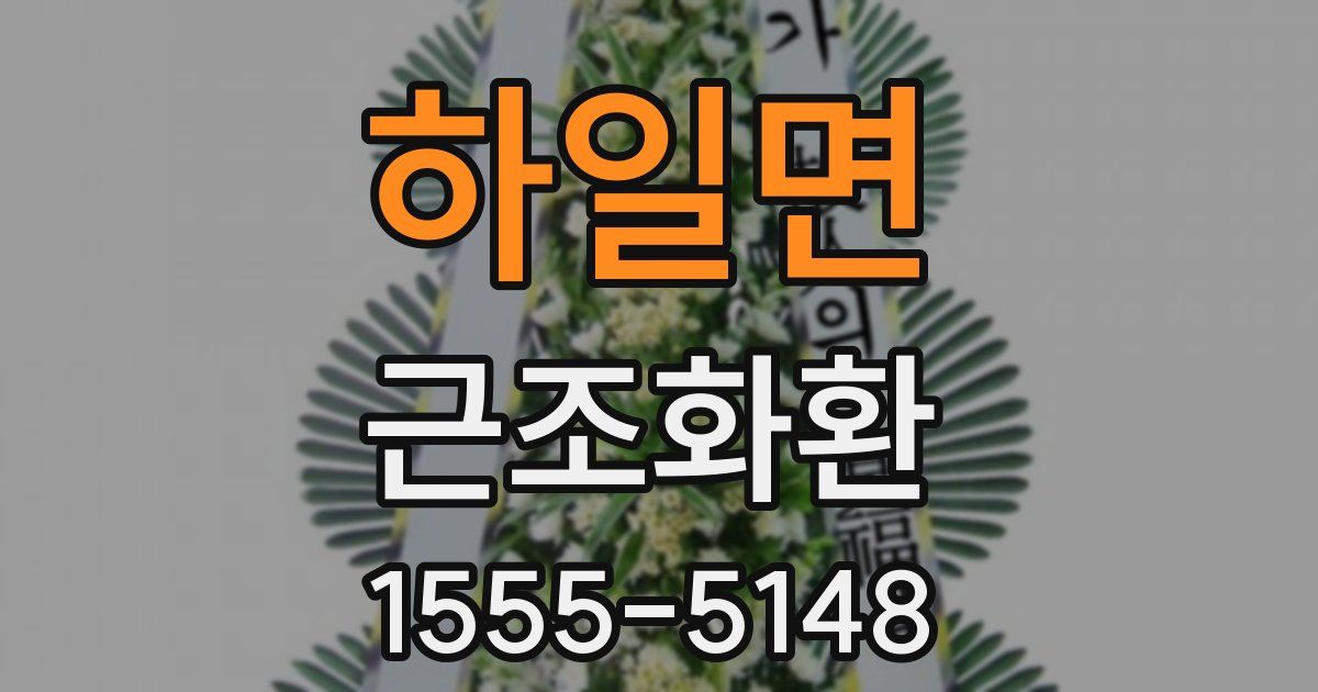 하일면 근조화환