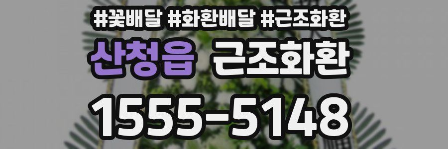 산청읍 근조화환