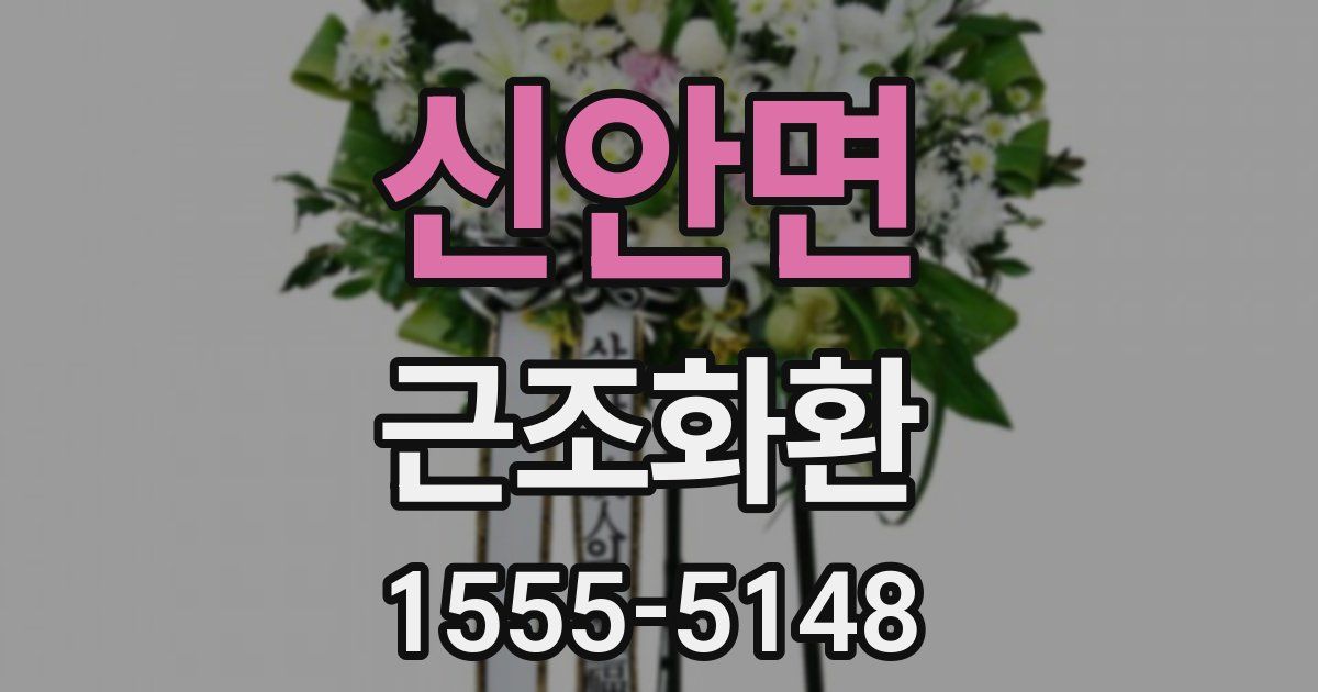 신안면 근조화환