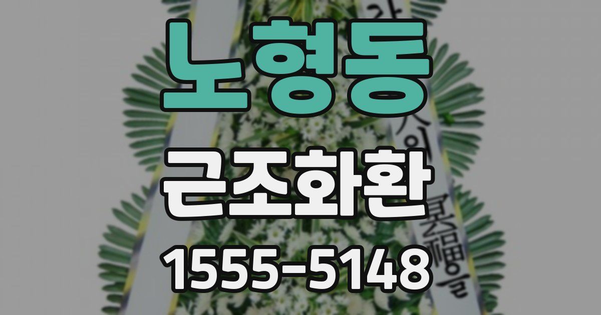 노형동 근조화환