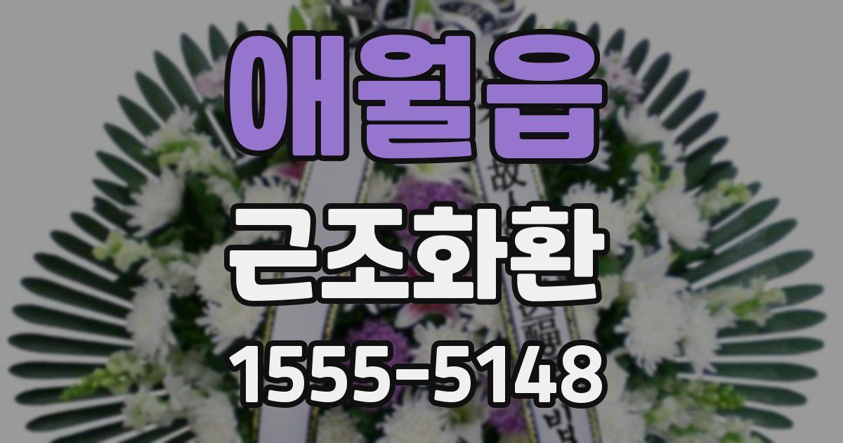 애월읍 근조화환