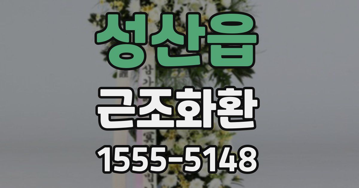 성산읍 근조화환