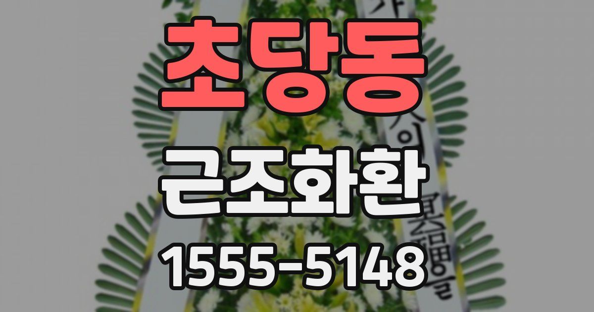 초당동 근조화환