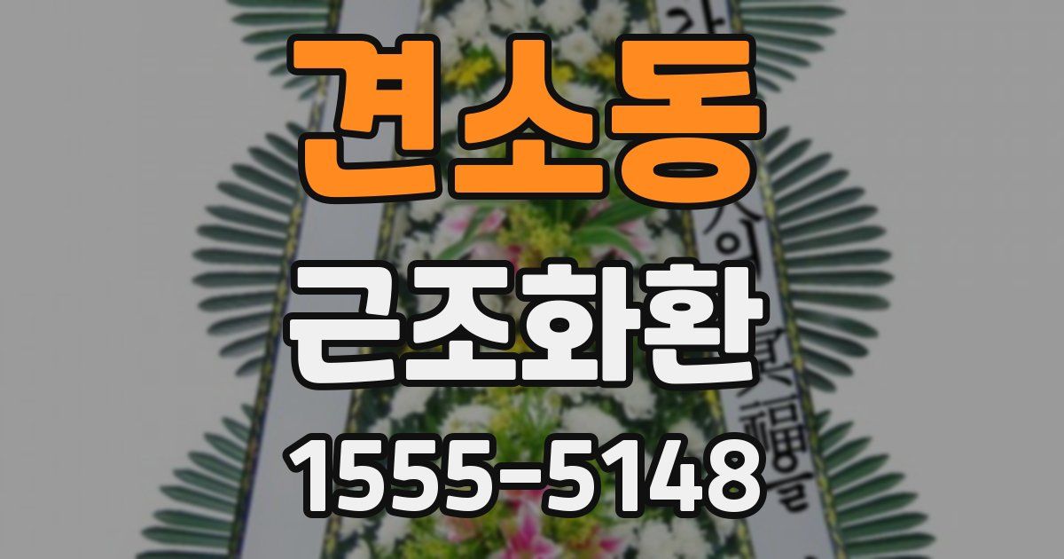 견소동 근조화환