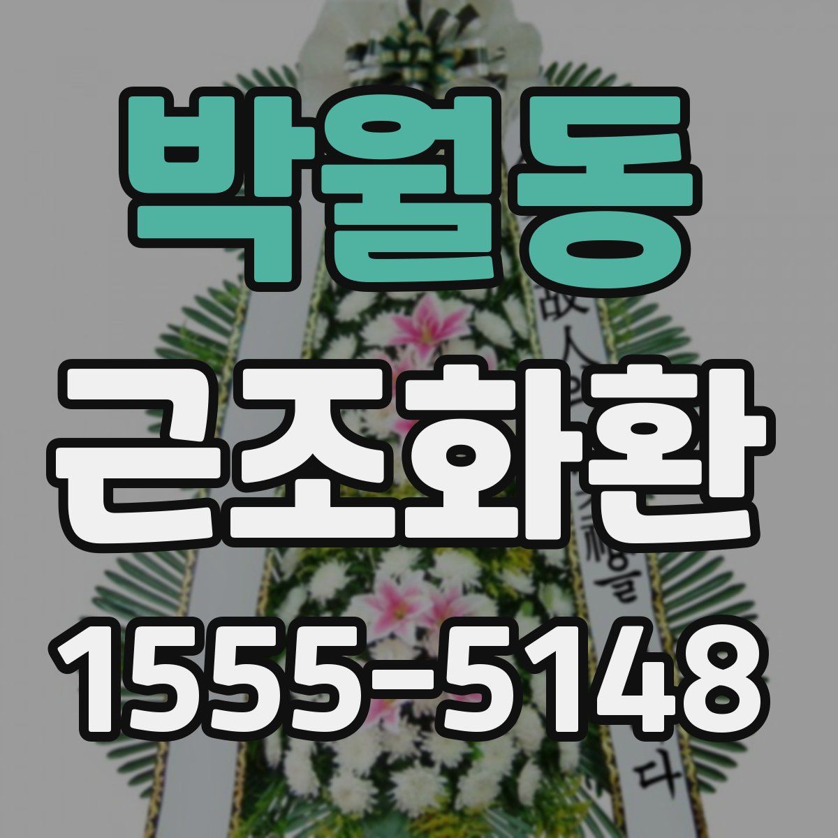 박월동 근조화환