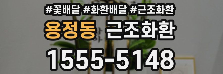 용정동 근조화환