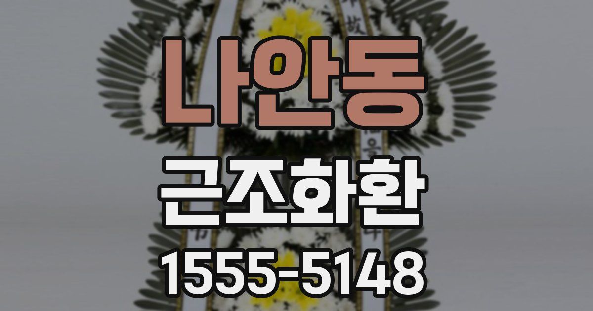 나안동 근조화환