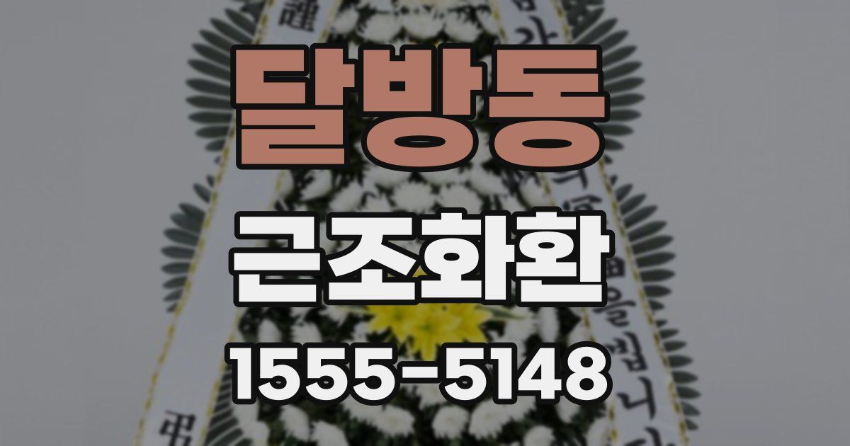 달방동 근조화환