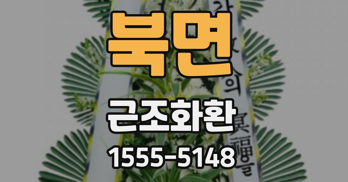 북면 근조화환
