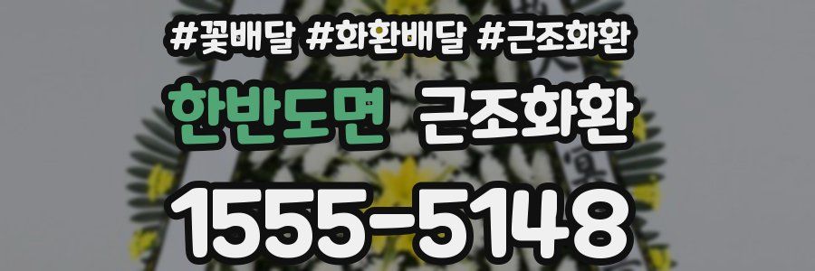 한반도면 근조화환
