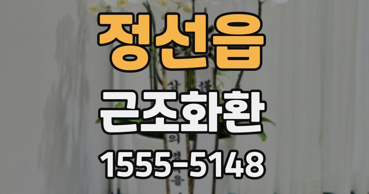 정선읍 근조화환