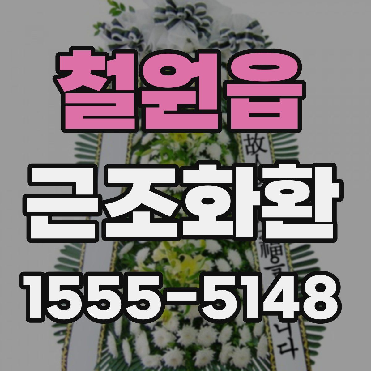 철원읍 근조화환