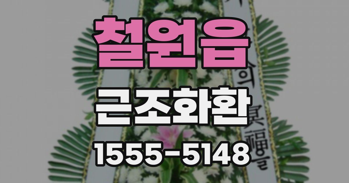 철원읍 근조화환