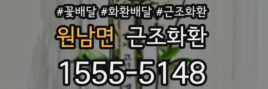 원남면 근조화환