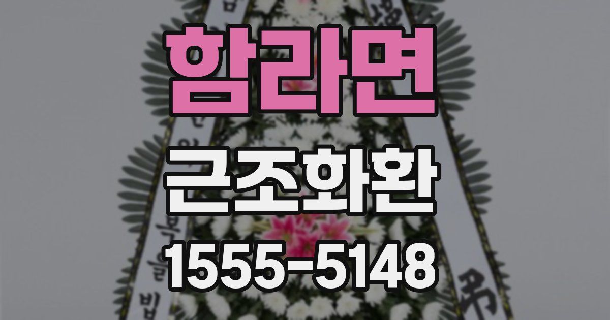 함라면 근조화환