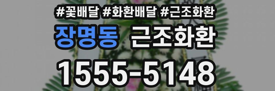 장명동 근조화환