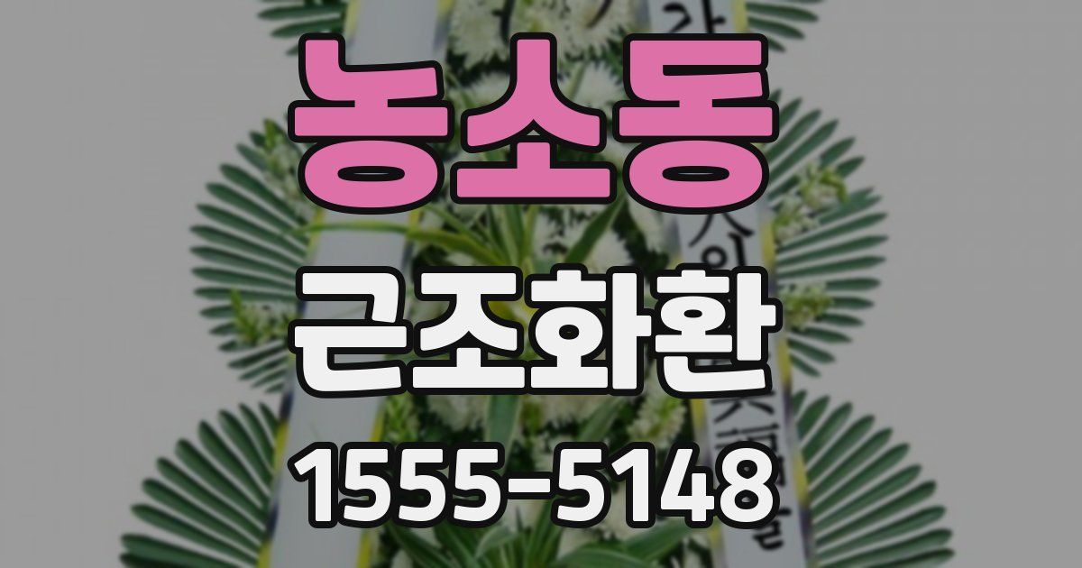 농소동 근조화환