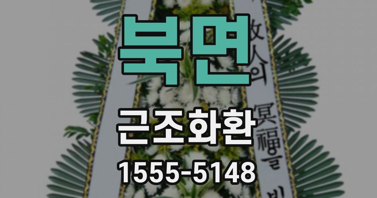 북면 근조화환