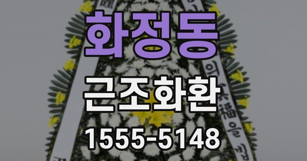 화정동 근조화환