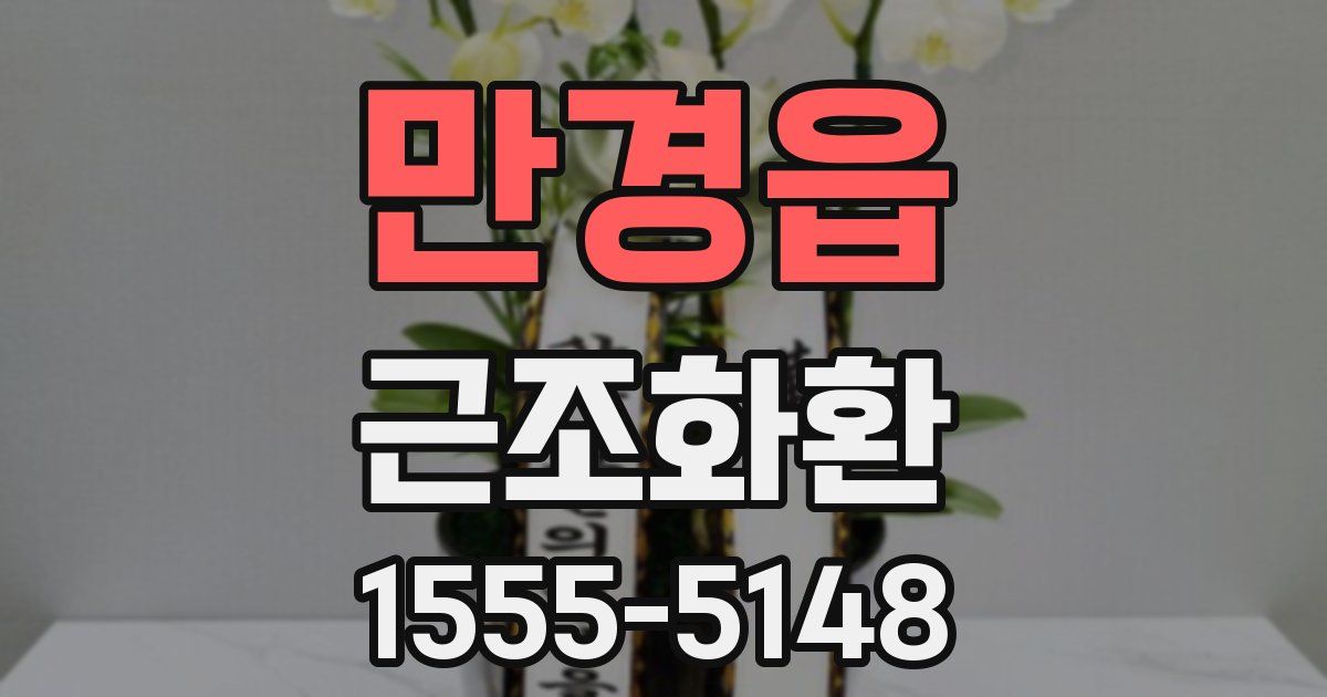 만경읍 근조화환