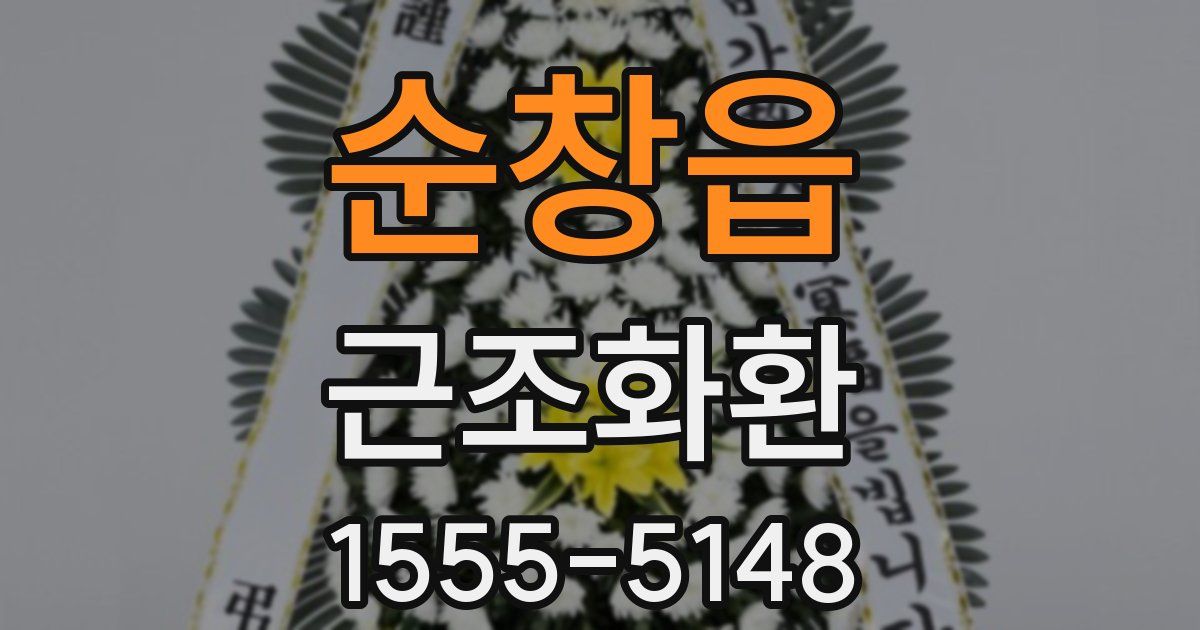 순창읍 근조화환