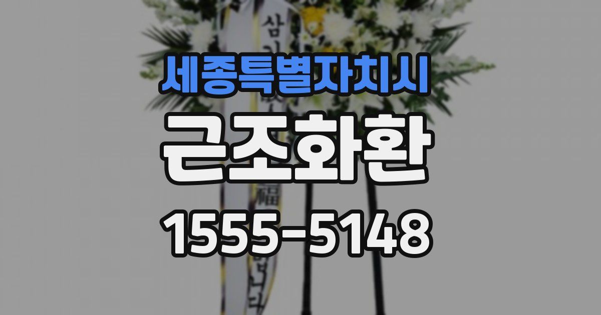 세종특별자치시 근조화환