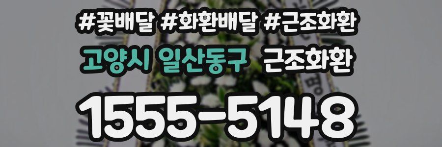 고양시 일산동구 근조화환