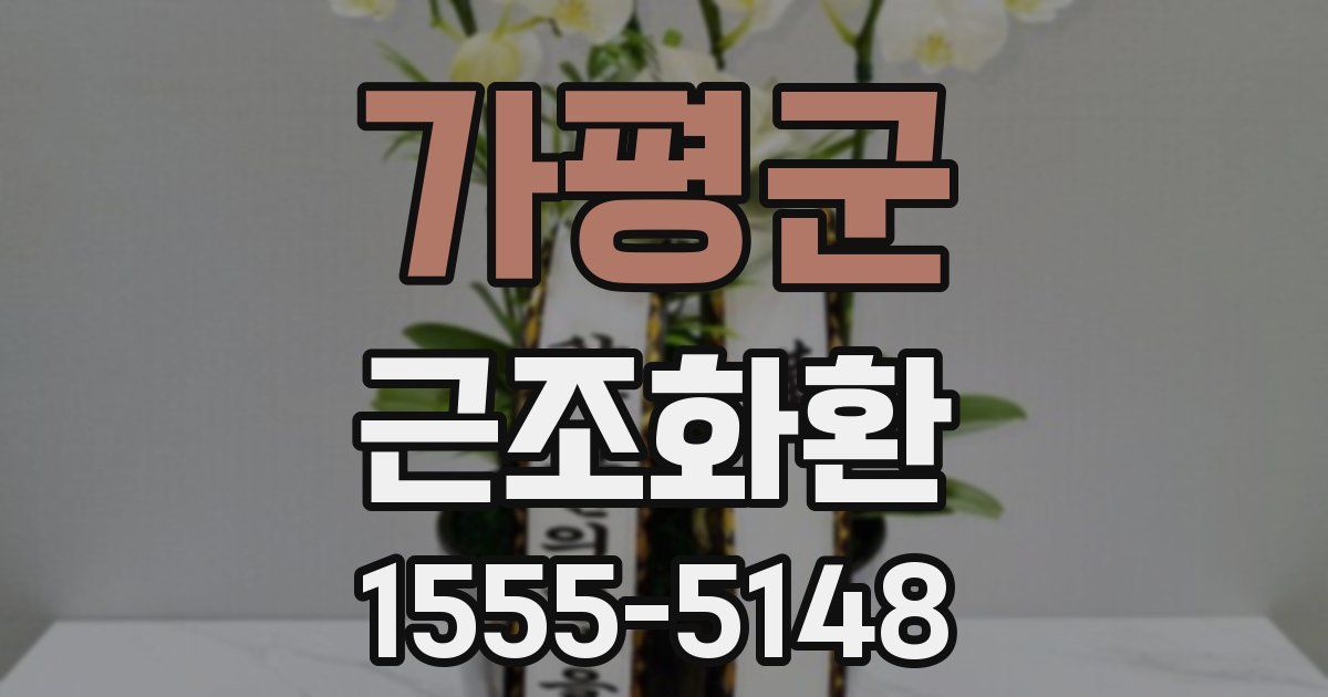 가평군 근조화환