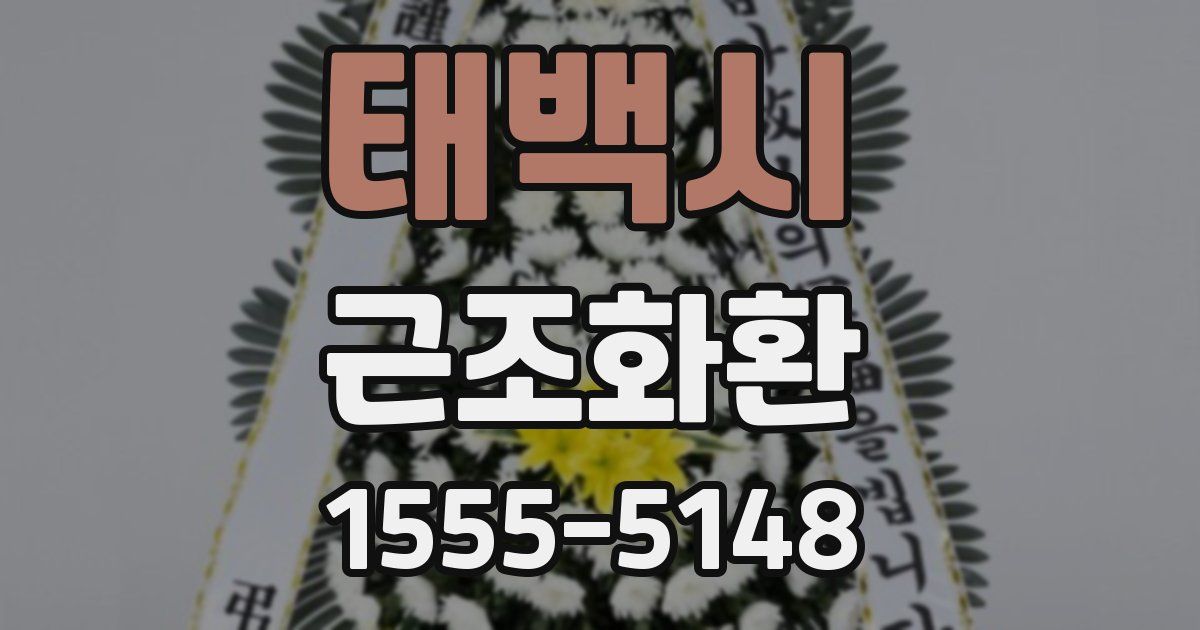 태백시 근조화환