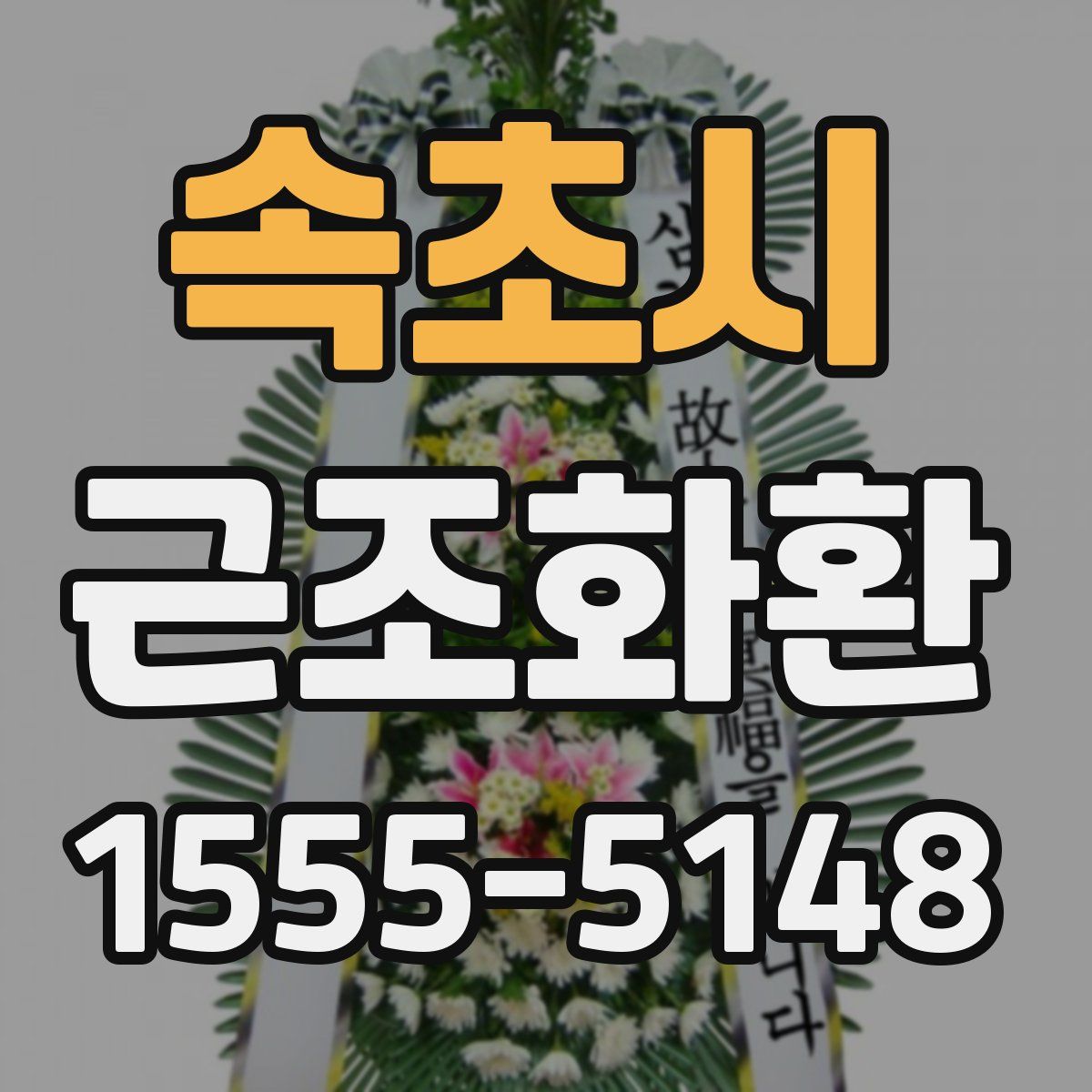 속초시 근조화환