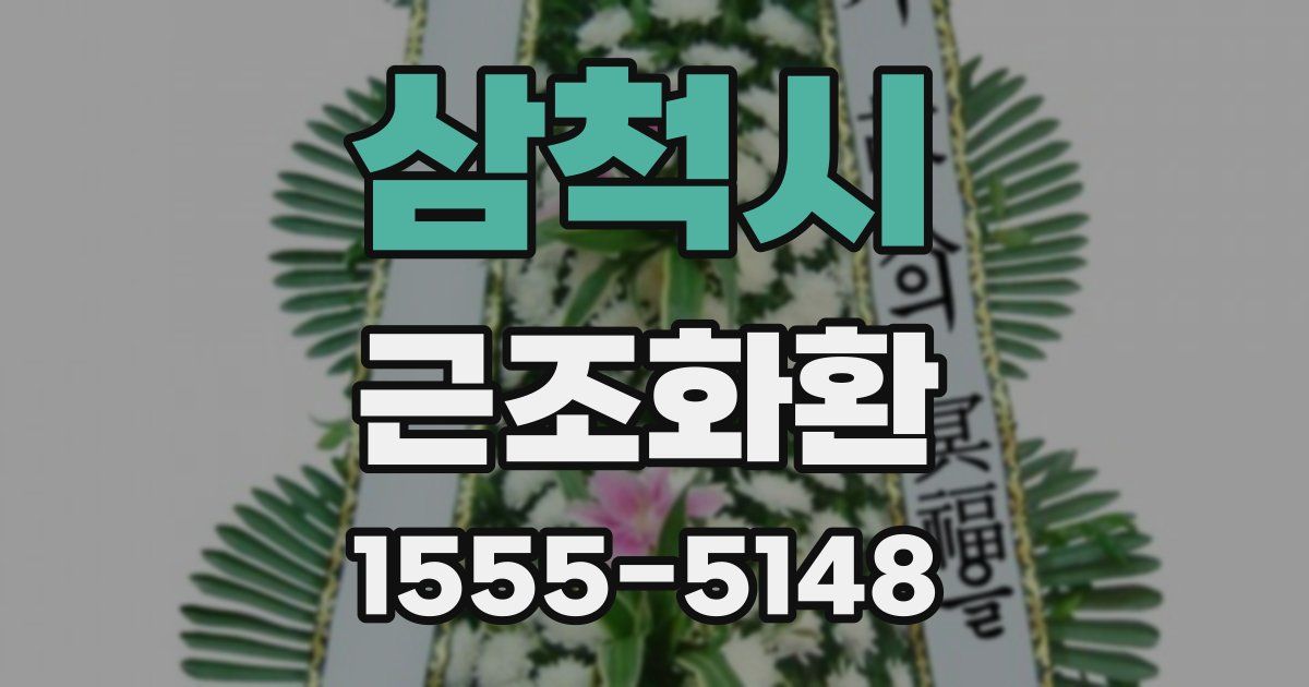 삼척시 근조화환