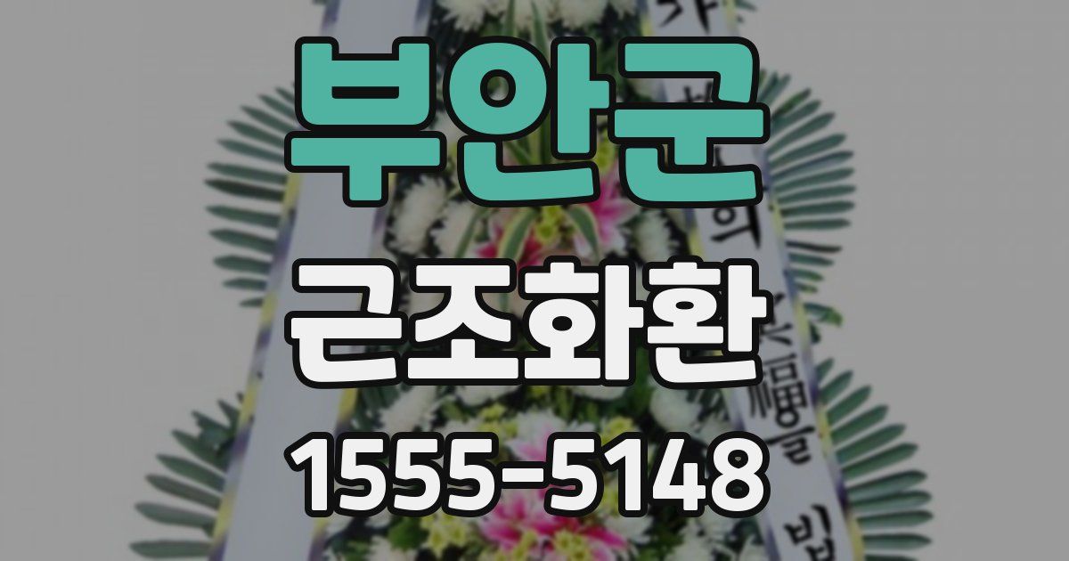 부안군 근조화환