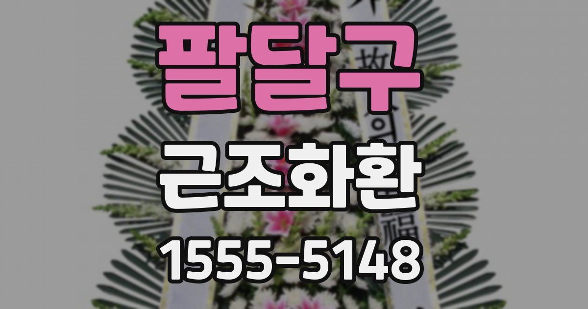 팔달구 근조화환