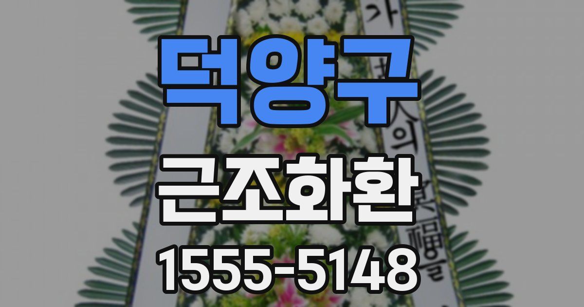 덕양구 근조화환