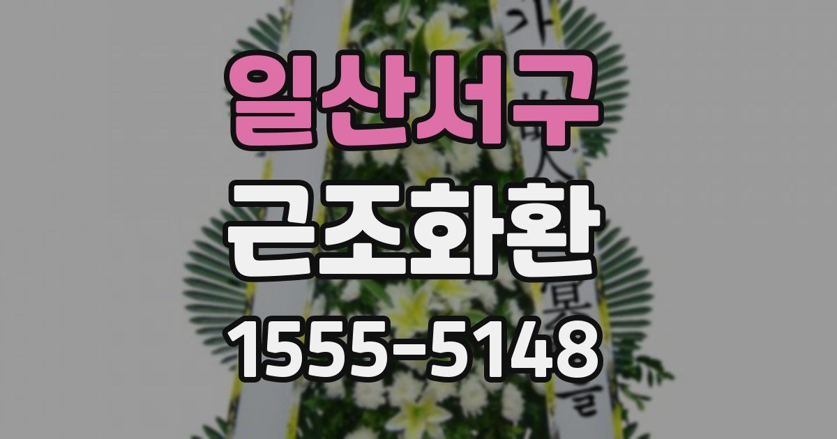 일산서구 근조화환